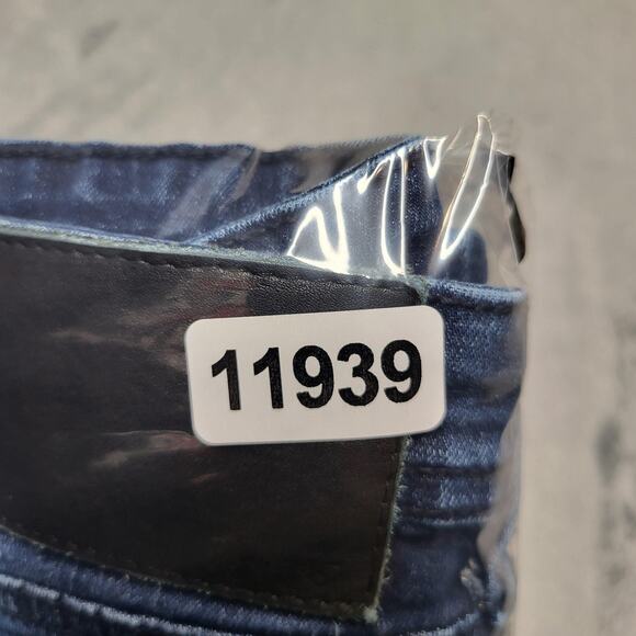 William Rast Jeans Mens 34x30 Blue Dean Slim Straight Stretch Denim Dark Wash - Picture 10 of 10